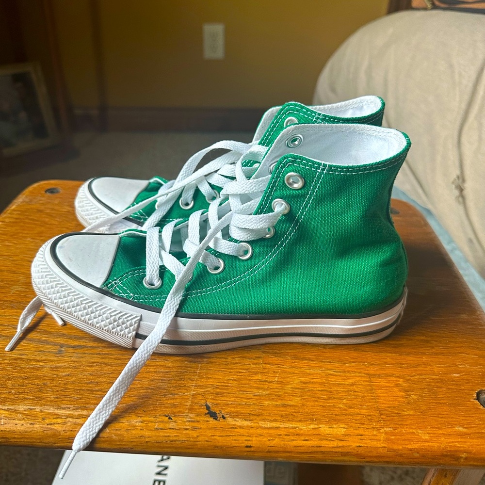 Green High Top Converse